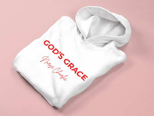 God's Grace Hoodie Logo-Red