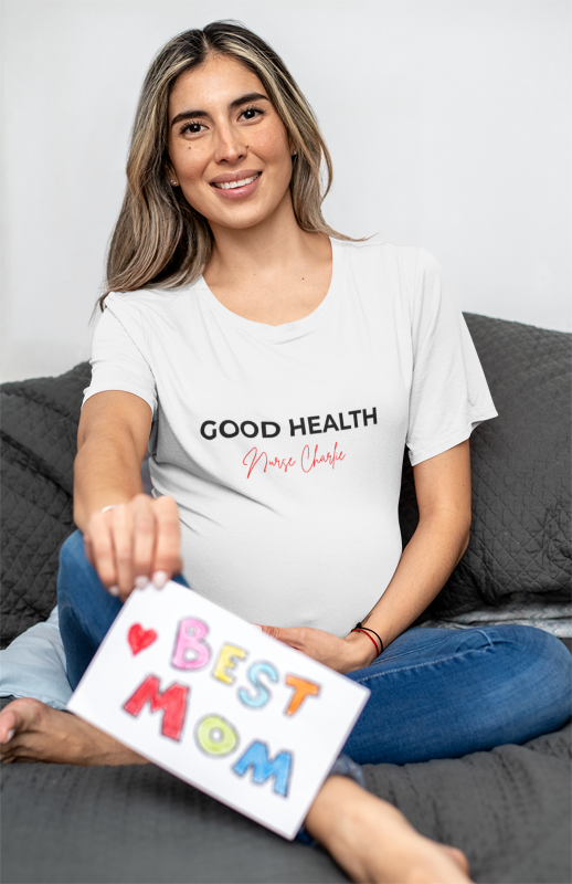 Good Health T-Shirt Logo-Black/Red