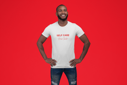 Self Care T-Shirt Logo-Red