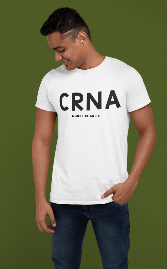 Certified Registered Nurse Anesthetist (CRNA) T-Shirt Logo-Black