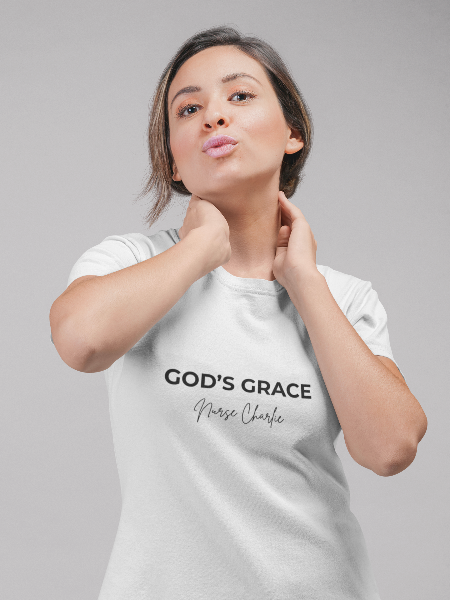 God's Grace T-Shirt Logo-Black