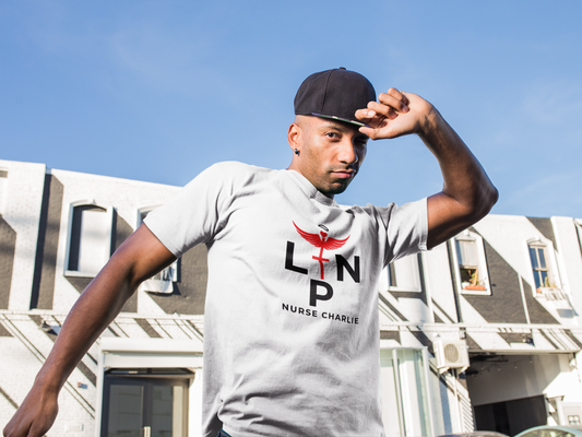 LPN Collective T-Shirt Logo-Black/Red