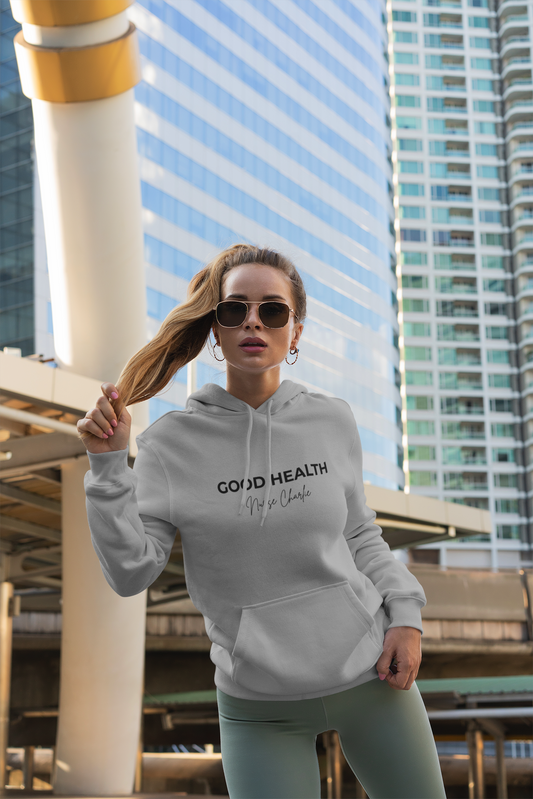 Good Health Hoodie Logo-Black