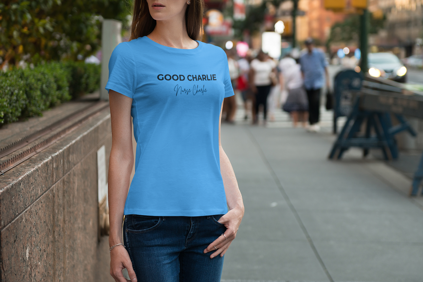 Good Charlie T-Shirt Logo-Black