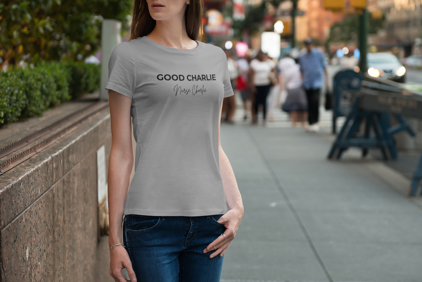 Good Charlie T-Shirt Logo-Black