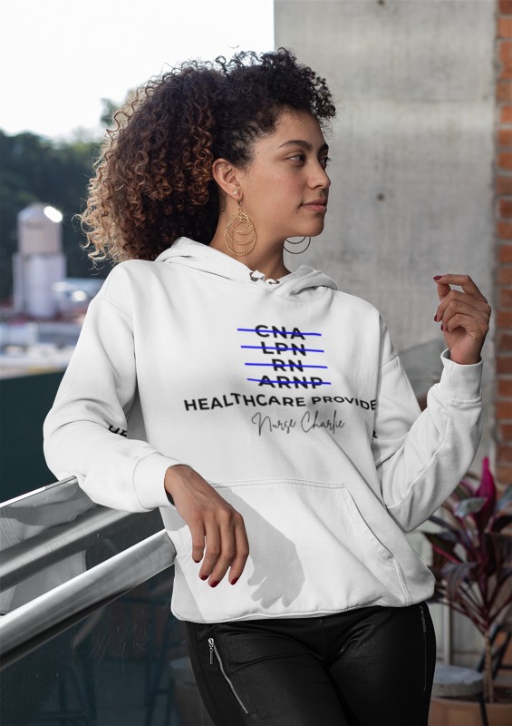 Healthcare Provider Hoodie Logo-Black/Blue