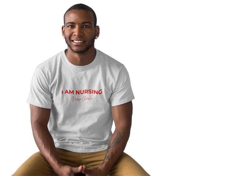 I AM NURSING T-Shirt Logo-Red